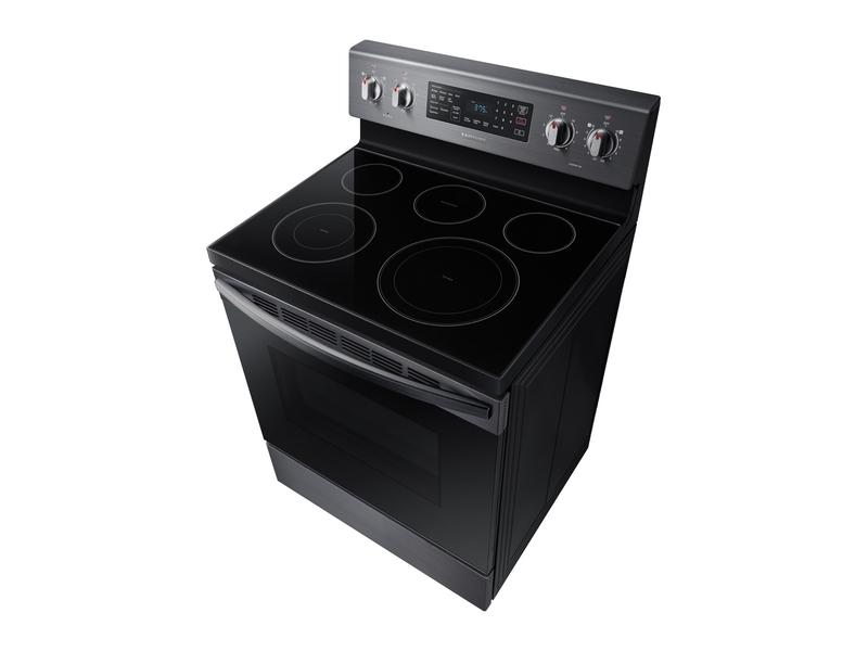 Samsung NE59R4321SG 5.9 cu. ft. Freestanding Electric Range with Convection in Black Stainless Steel