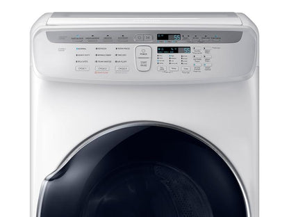 Samsung DVE55M9600W 7.5 cu. ft. Smart Electric Dryer with FlexDry™ in White