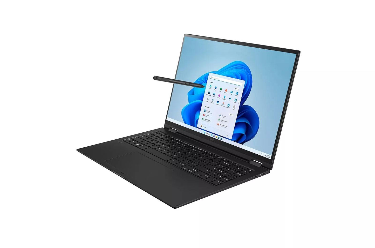 16T90QKAAC7U1 LG gram 16 Inch 2-in-1 Lightweight Laptop, Intel® 12th Gen Core® i7 Evo™ Platform, Windows 11 Home, 16GB RAM, 512GB SSD, Black