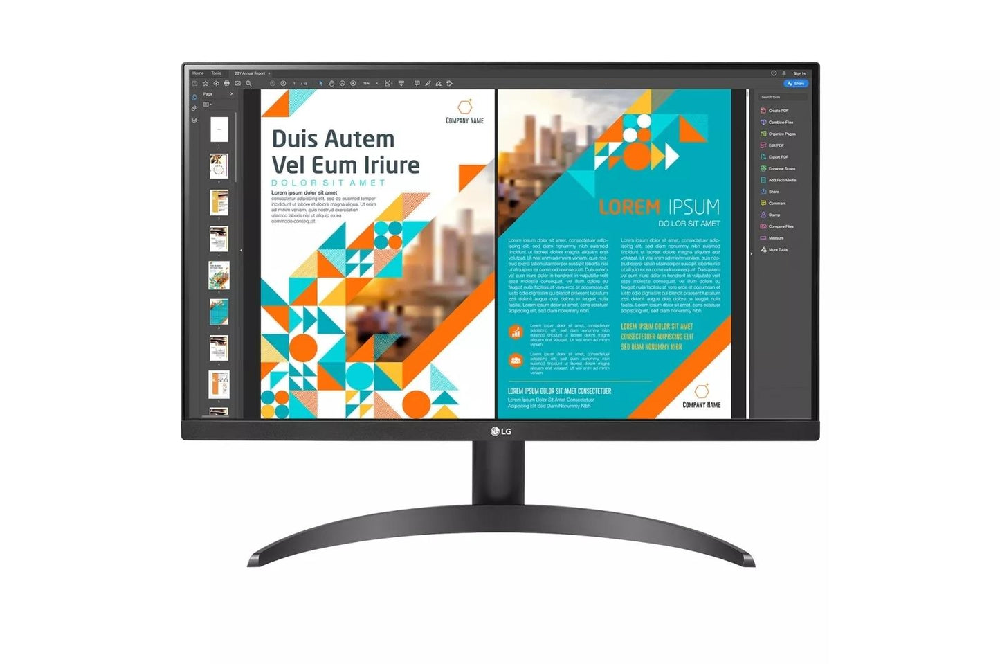 Lg 24QP500B 24 Inch QHD 1440P IPS HDR 10 Monitor with FreeSync™