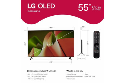 Lg OLED55B4PUA 55 Inch Class LG OLED B4 4K Smart TV 2024