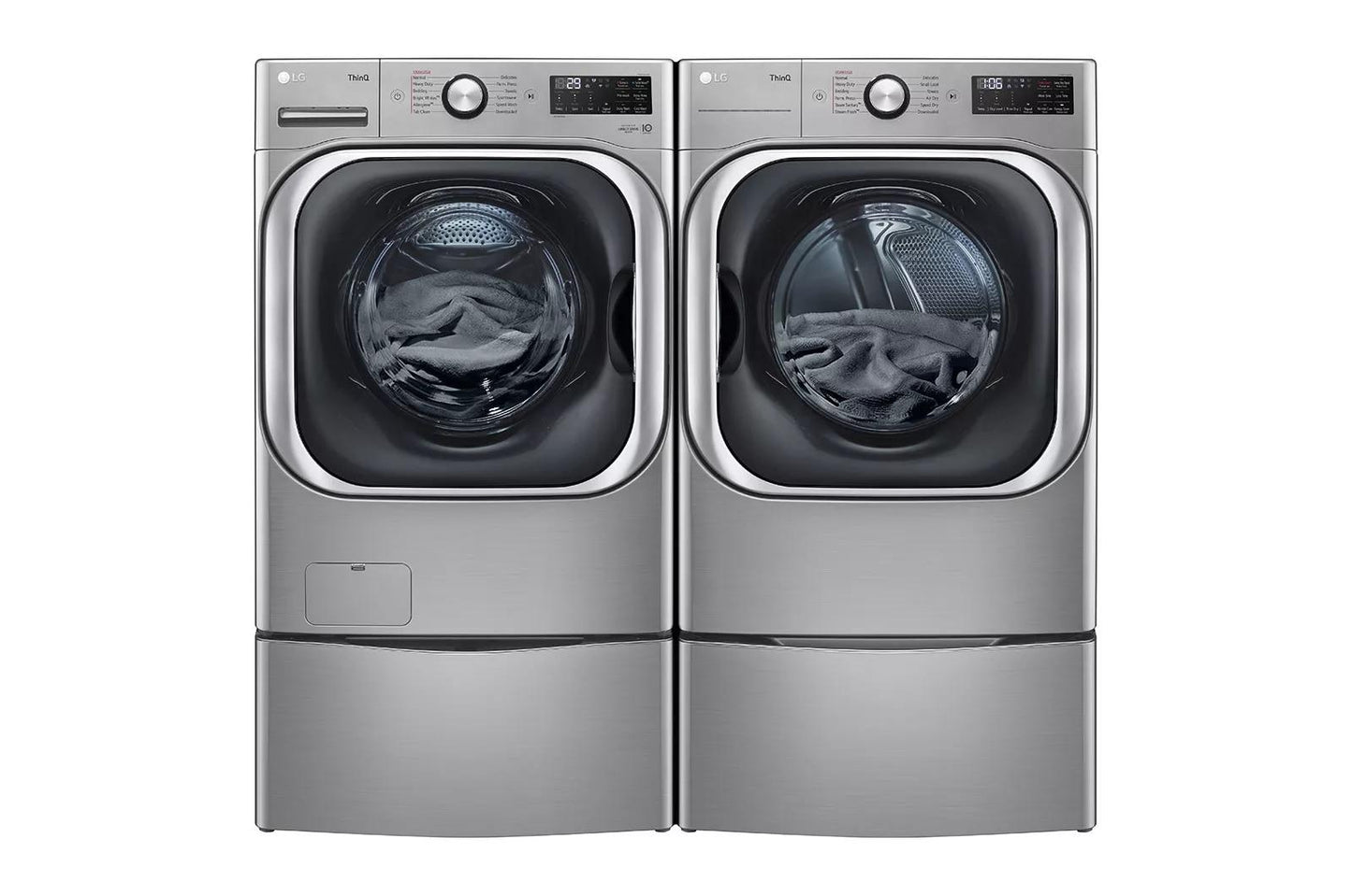 Lg DLEX8980V 9.0 cu. ft. Mega Capacity Smart Wi-Fi Enabled Front Load Electric Dryer with TurboSteam™ and Built-In Intelligence