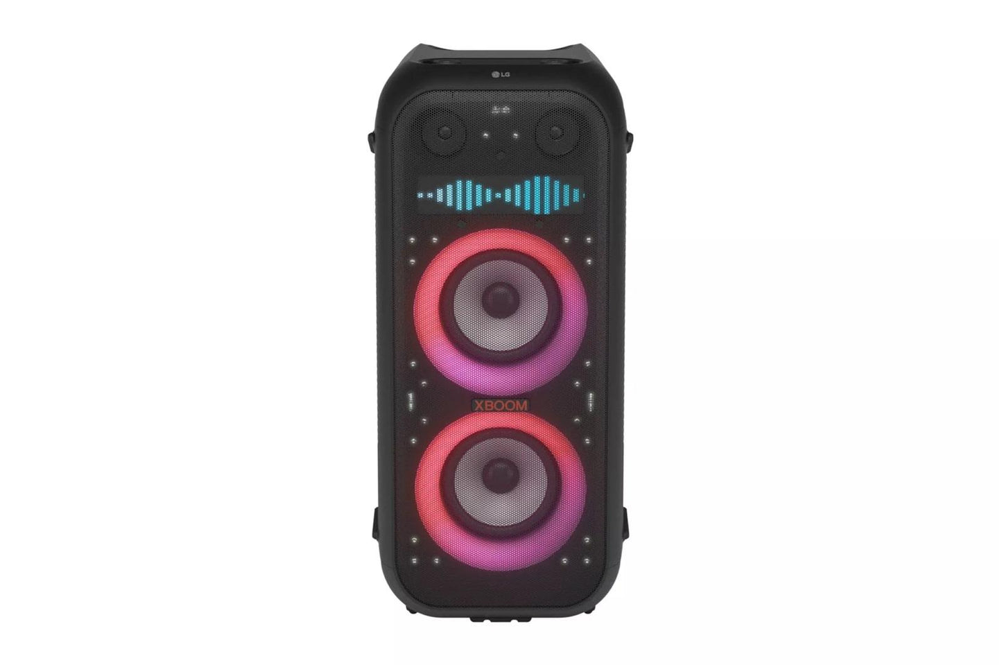 Lg XL9T XL9T Bluetooth Speaker LG XBOOM with Dual 8 Inch Woofers and Pixel LED Lighting plus Karaoke Creator