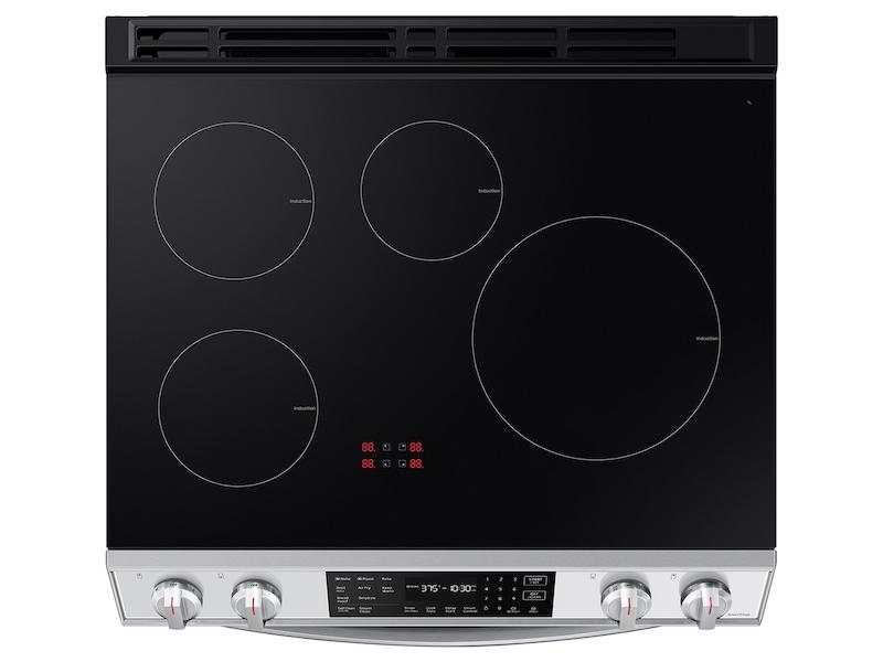 Samsung Bespoke 6.3 cu. ft. Smart Rapid Heat Induction Slide-in Range with Air Fry