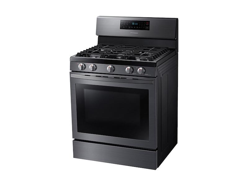 Samsung NX58T7511SG 5.8 cu. ft. Freestanding Gas Range with Air Fry and Convection in Black Stainless Steel