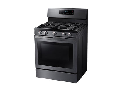Samsung NX58T7511SG 5.8 cu. ft. Freestanding Gas Range with Air Fry and Convection in Black Stainless Steel