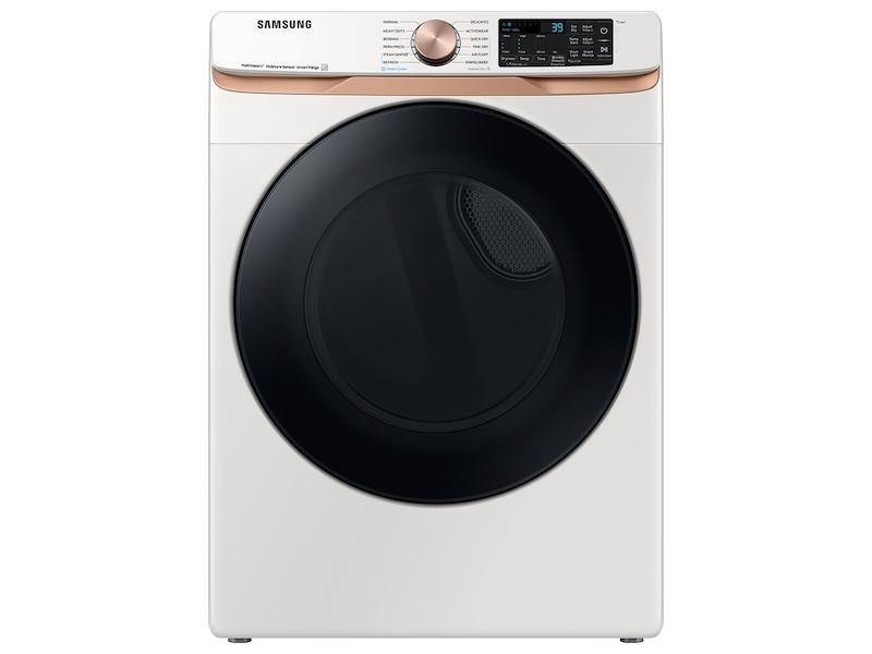 Samsung DVG50BG8300EA3 7.5 cu. ft. Smart Gas Dryer with Steam Sanitize+ and Sensor Dry in Ivory