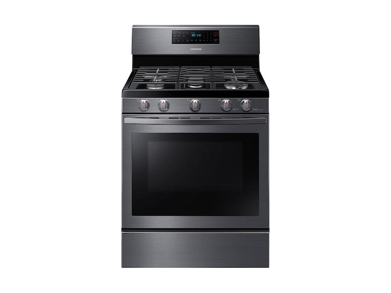 Samsung NX58T7511SG 5.8 cu. ft. Freestanding Gas Range with Air Fry and Convection in Black Stainless Steel