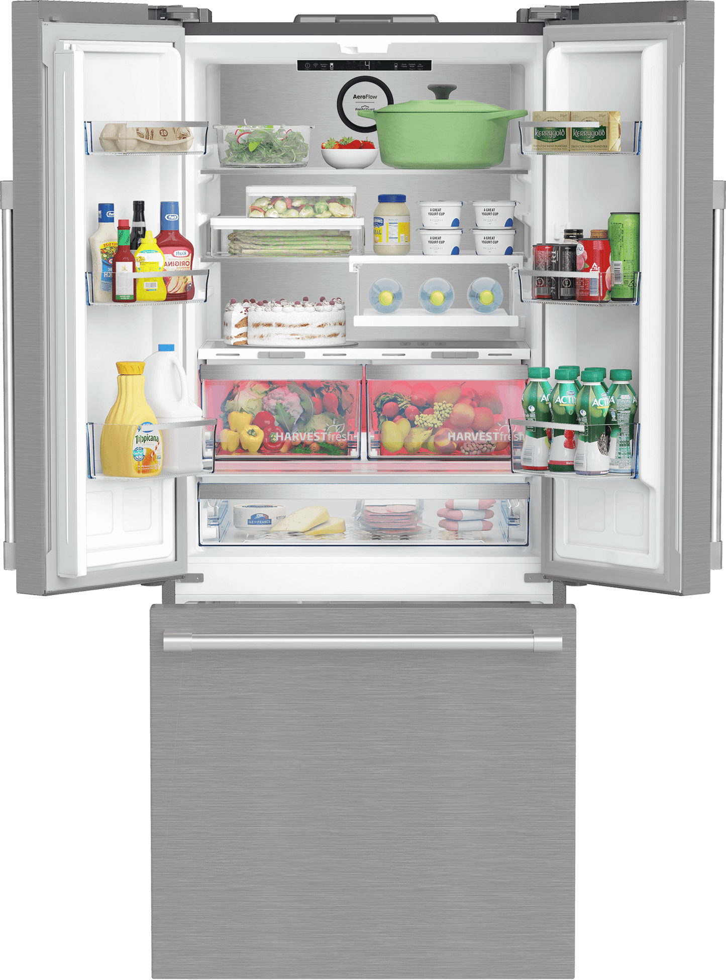 Beko BFFD30216SSIM 30" French Door Refrigerator