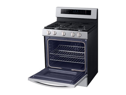 Samsung NX58R6631SS 5.8 cu. ft. Freestanding Gas Range with True Convection in Stainless Steel