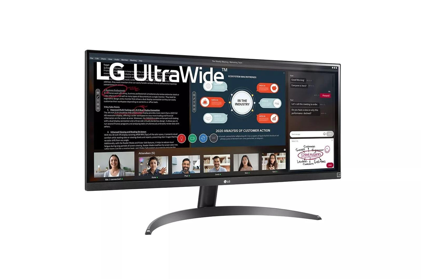 Lg 29WP50SW 29 Inch UltraWide FHD HDR Monitor with FreeSync™