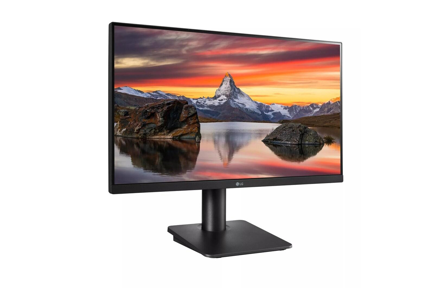 Lg 24MQ450B 24 Inch FHD IPS 3-Side Borderless FreeSync Monitor with Tilt & Height Adjustable Stand