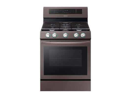 Samsung NX58R6631ST 5.8 cu. ft. Freestanding Gas Range with True Convection in Tuscan Stainless Steel