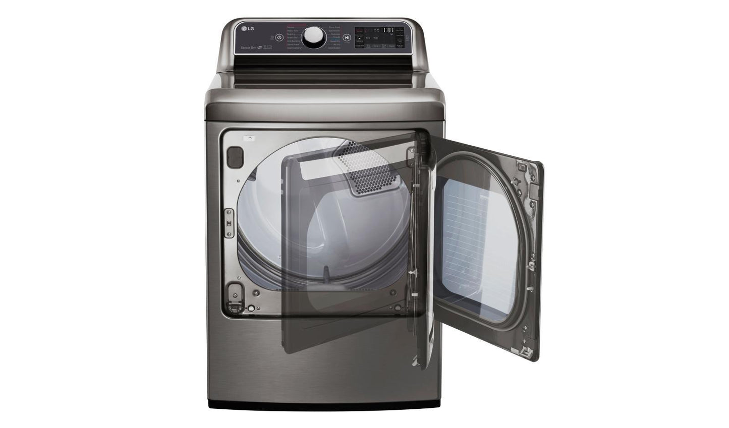 Lg DLEX7600VE 7.3 cu. ft. Ultra Large Capacity TurboSteam™ Electric Dryer with EasyLoad™ Door