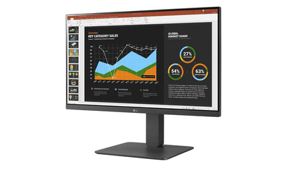 Lg 24BR750CC 24'' IPS FHD Monitor with Built-in FHD Webcam & Mic, Anti-Glare, & USB Type-C™