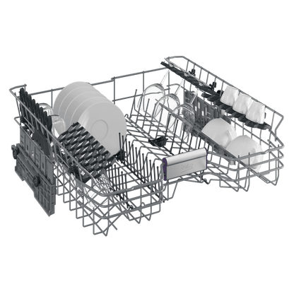 Beko DDT38530XWS Tall Tub Stainless Dishwasher, 16 place settings, 45 dBa, Top Control With Water Softener