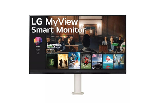 Lg 32SQ780SW 32 Inch 4K UHD Smart Monitor with webOS and Ergo Stand