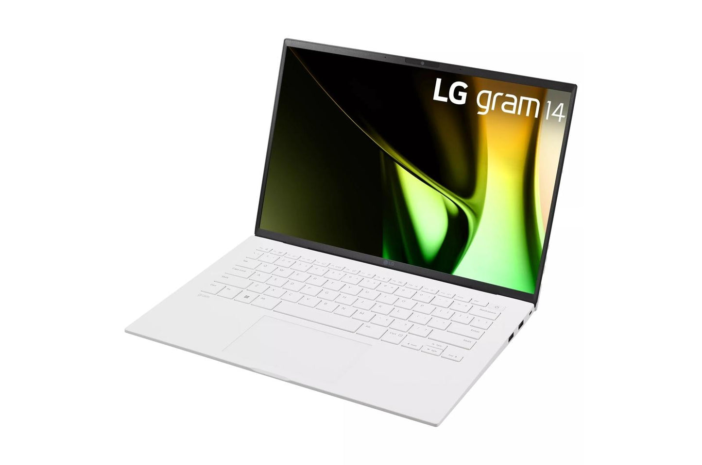 14Z90SGARW3U1 LG gram 14 Inch Lightweight Laptop, Intel® Evo™ Edition- AI-enabled Intel® Core™ Ultra 5 processor, Windows 11 Home, 8GB RAM, 512GB SSD, White