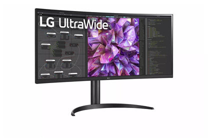 Lg 34WQ73AB 34 Inch Curved UltraWide™ QHD 1440P IPS HDR 10 Built-in KVM Monitor with USB Type-C™