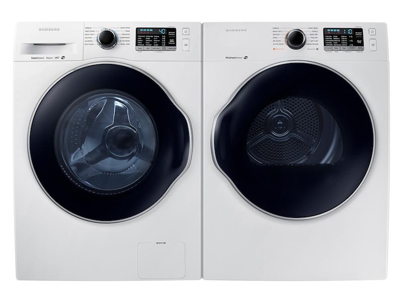 Samsung WW22K6800AW 2.2 cu. ft. Compact Front Load Washer with Super Speed in White