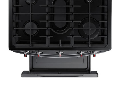 Samsung NX58R4311SG 5.8 cu. ft. Freestanding Gas Range in Black Stainless Steel