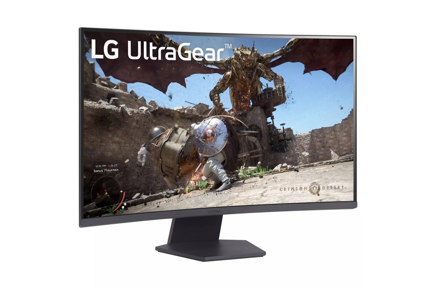 Lg 32GS60QCB 32 Inch UltraGear™ QHD 1440P 180Hz 1ms AMD FreeSync™ HDR10 1000R Curved Gaming Monitor