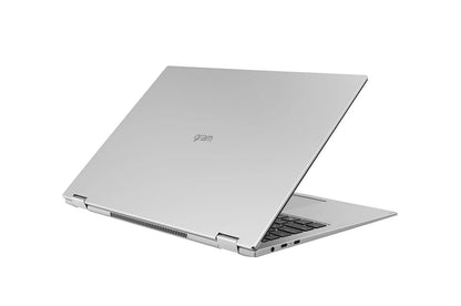 16T90QKAAC8U1 LG gram 16 Inch 2-in-1 Lightweight Laptop, Intel® 12th Gen Core® i7 Evo™ Platform, Windows 11 Home, 16GB RAM, 1TB SSD, Silver