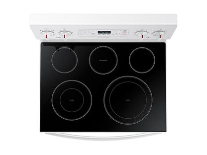 Samsung NE59T4321SW 5.9 cu. ft. Freestanding Electric Range with Convection in White
