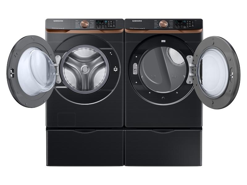 Samsung DVG50BG8300VA3 7.5 cu. ft. Smart Gas Dryer with Steam Sanitize+ and Sensor Dry in Brushed Black