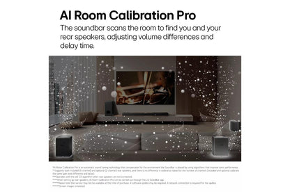Lg S90TR S90TR LG Home Theater Soundbar with Dolby Atmos® and Rear Speakers, 7.1.3 channel, Best OLED matching