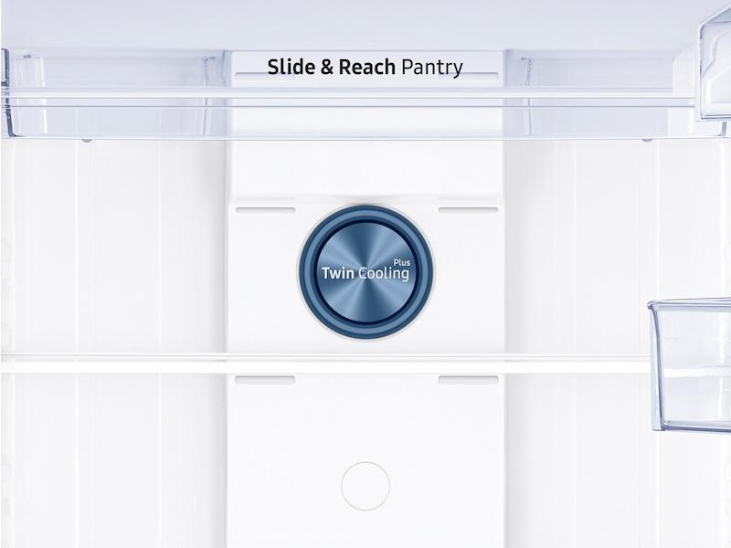 Samsung RT18M6213WW 18 cu. ft. Top Freezer Refrigerator with FlexZone™ in White
