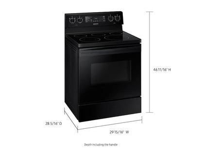 Samsung NE59T4321SB 5.9 cu. ft. Freestanding Electric Range with Convection in Black