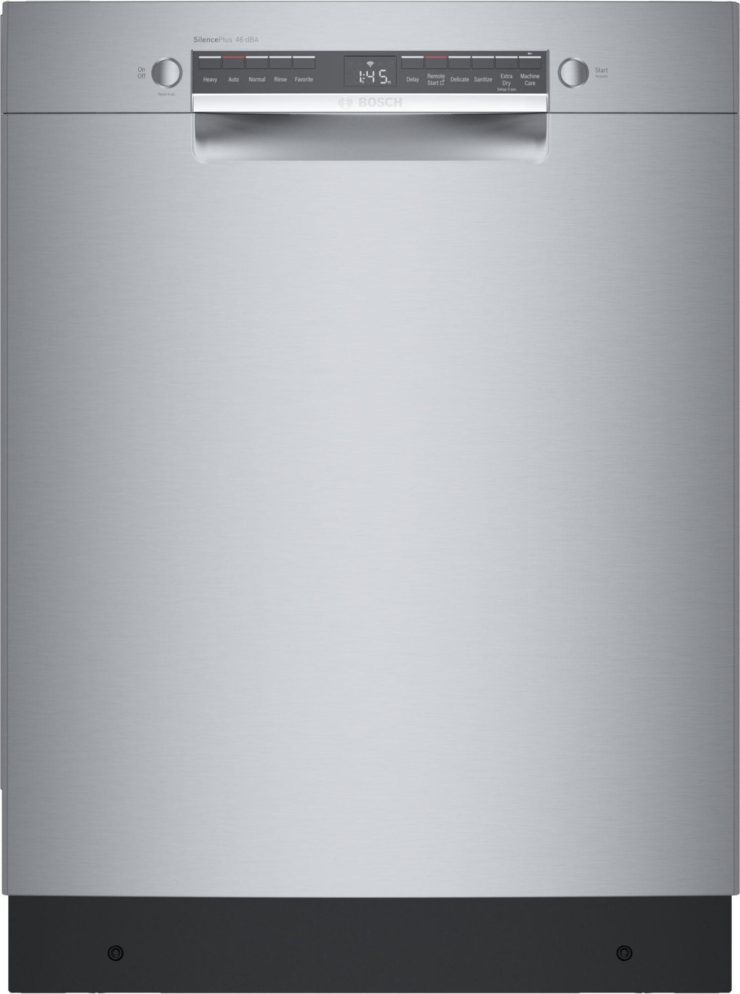 Bosch SGE53C55UC 300 Series, built-under dishwasher, 24'', Brushed steel anti-fingerprint