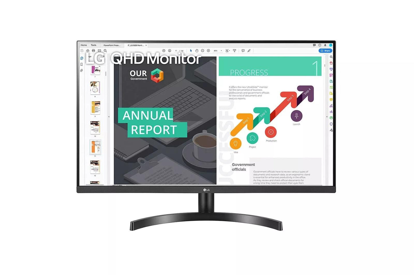 Lg 32QN600B 32 Inch QHD 1440P IPS HDR10 Monitor with AMD FreeSync™