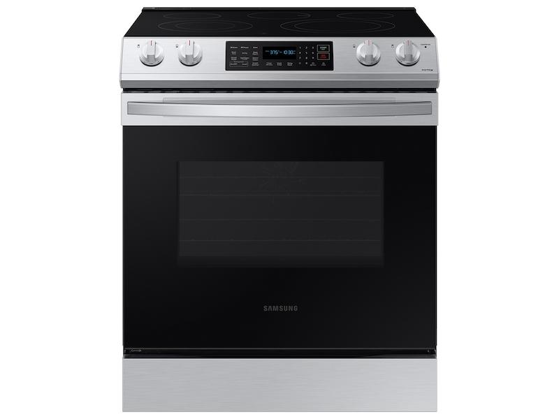 Samsung NE63BG8315SS 6.3 cu. ft. Smart Slide-in Electric Range with Air Fry & Convection in Stainless Steel