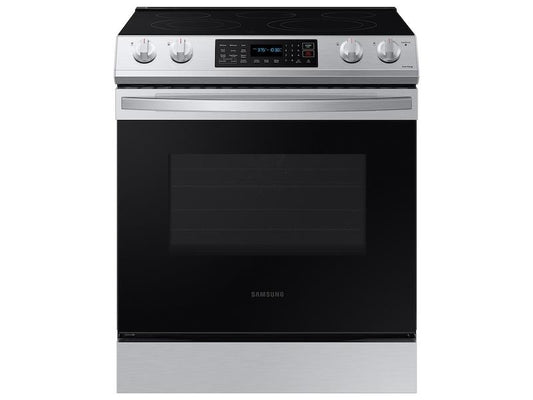 Samsung NE63BG8315SS 6.3 cu. ft. Smart Slide-in Electric Range with Air Fry & Convection in Stainless Steel
