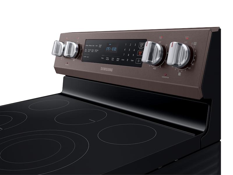 Samsung NE59R6631ST 5.9 cu. ft. Freestanding Electric Range with True Convection in Tuscan Stainless Steel