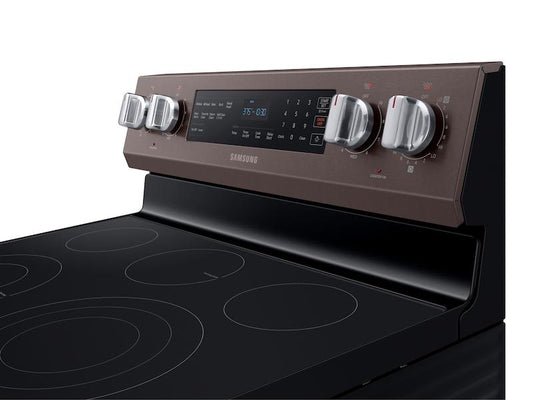 Samsung NE59R6631ST 5.9 cu. ft. Freestanding Electric Range with True Convection in Tuscan Stainless Steel