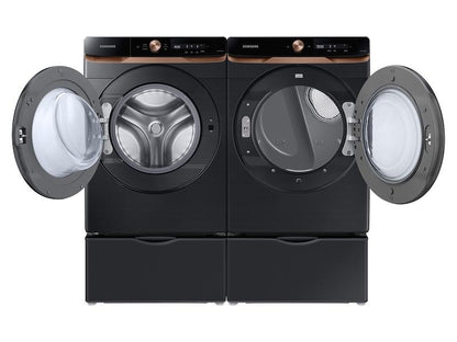 Samsung 7.5 cu. ft. AI Smart Dial Gas Dryer with Super Speed Dry and MultiControl™ in Brushed Black