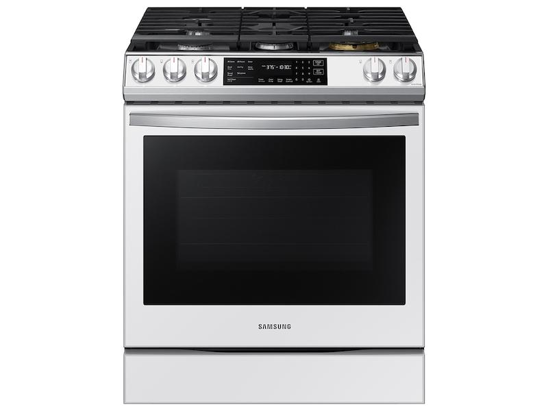 Samsung Bespoke 6.0 cu. ft. Smart Front Control Slide-In Gas Range with Air Fry