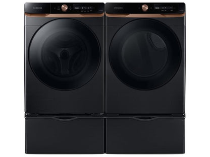 Samsung 7.5 cu. ft. AI Smart Dial Gas Dryer with Super Speed Dry and MultiControl™ in Brushed Black