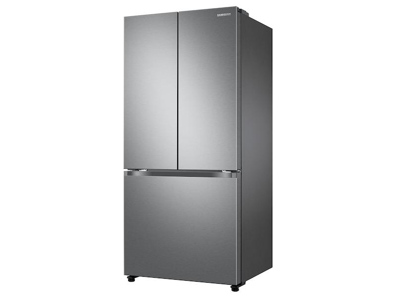 Samsung 18 cu. ft. Smart Counter Depth 3-Door French Door Refrigerator in Stainless Look