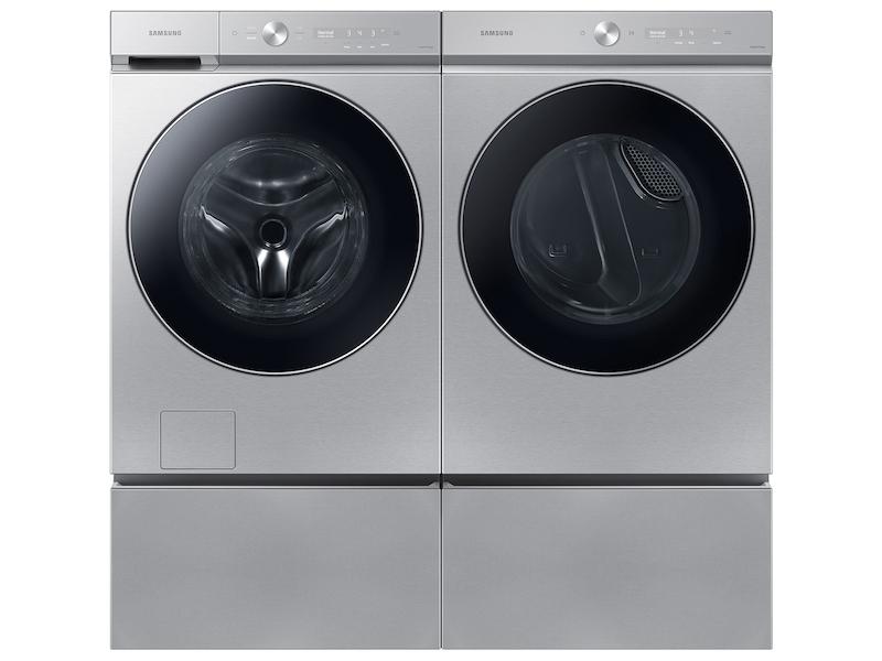 Samsung DVG53BB8900T Bespoke 7.6 cu. ft. Ultra Capacity Gas Dryer with AI Optimal Dry and Super Speed Dry in Silver Steel