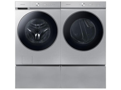 Samsung DVG53BB8900T Bespoke 7.6 cu. ft. Ultra Capacity Gas Dryer with AI Optimal Dry and Super Speed Dry in Silver Steel