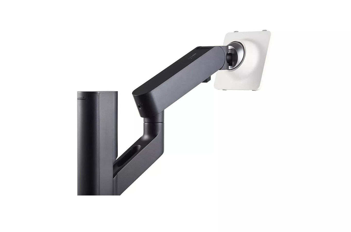 EG800BW LG Ergo Stand - Desk Mount, Adjustable Monitor Arm with Full Motion (White Mounting Plate)