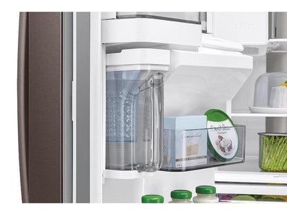 Samsung RF28R7351DT 28 cu. ft. Food Showcase 4-Door French Door Refrigerator in Tuscan Stainless Steel