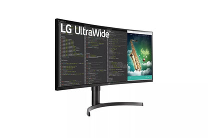 Lg 35WN75CNB 35 Inch Curved UltraWide QHD 1440P HDR Monitor with USB Type-C