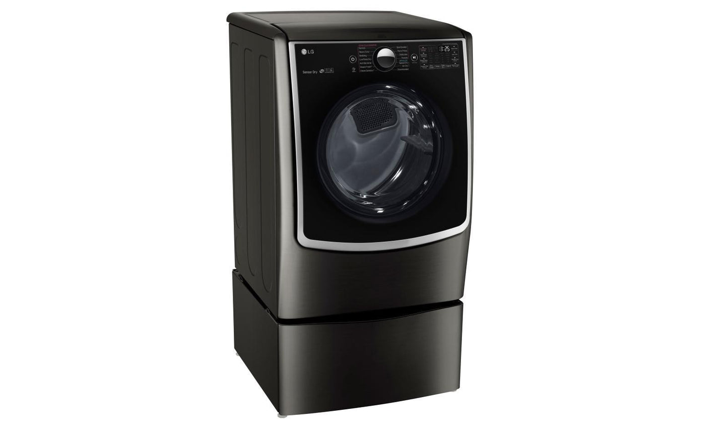 Lg DLGX5006K 7.4 cu.ft. Ultra Large Capacity TurboSteam™ Gas Dryer w/ On-Door Control Panel