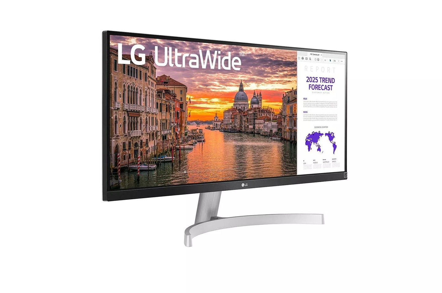 29WN600W LG 29WN600-W 29 Inch 21:9 UltraWide WFHD IPS HDR10 Monitor with FreeSync