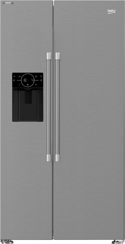 Beko BFSB3622XSS 36" Side by Side Refrigerator with Harvestfresh